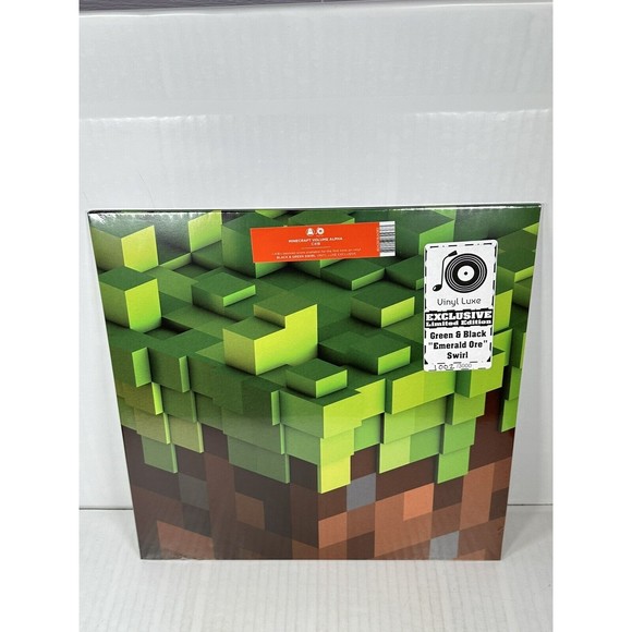 Other - Minecraft Volume Alpha C418 Green & Black Emerald Ore Swirl 1002/3000 BRAND NEW